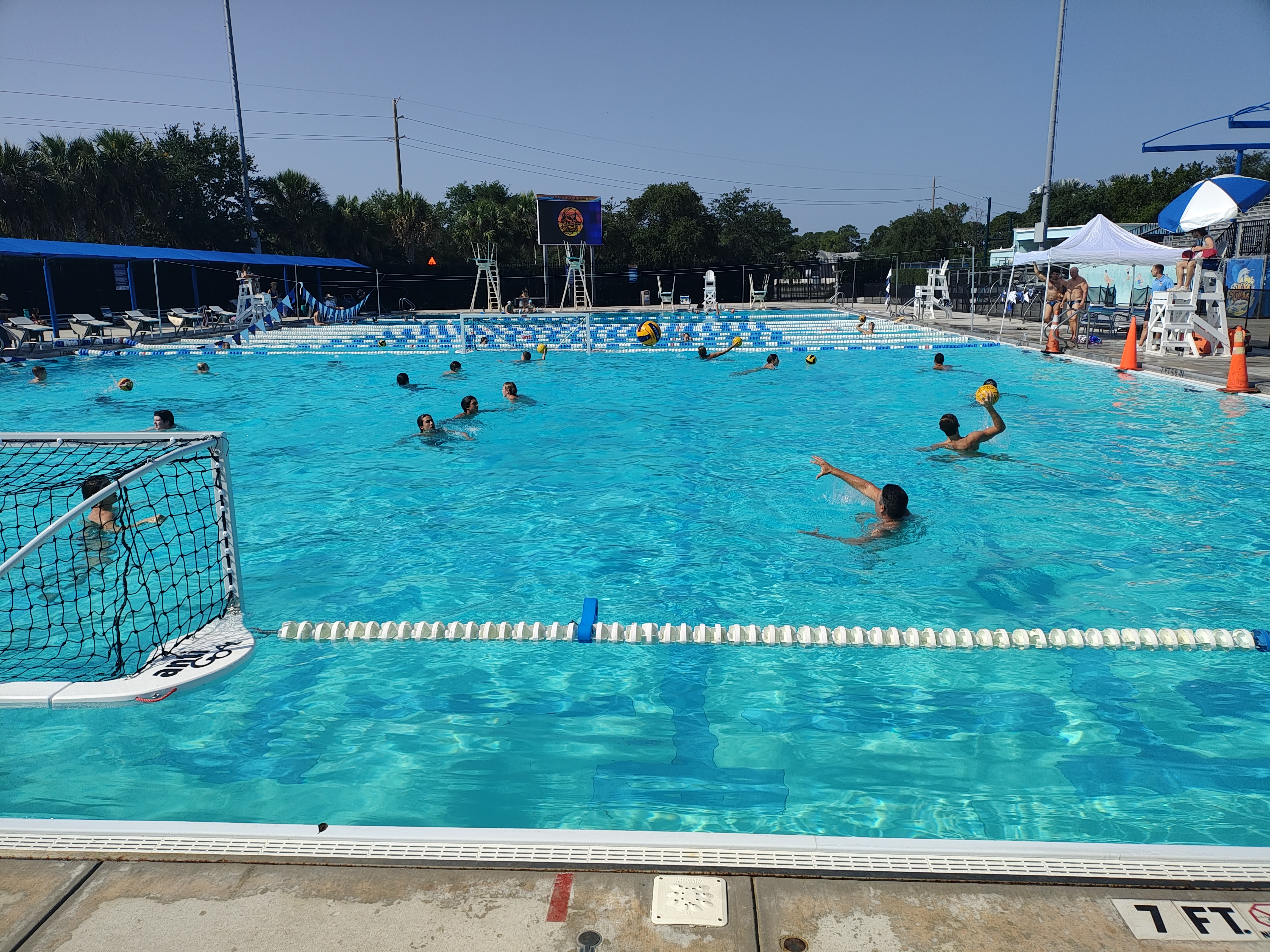Game action pool wide