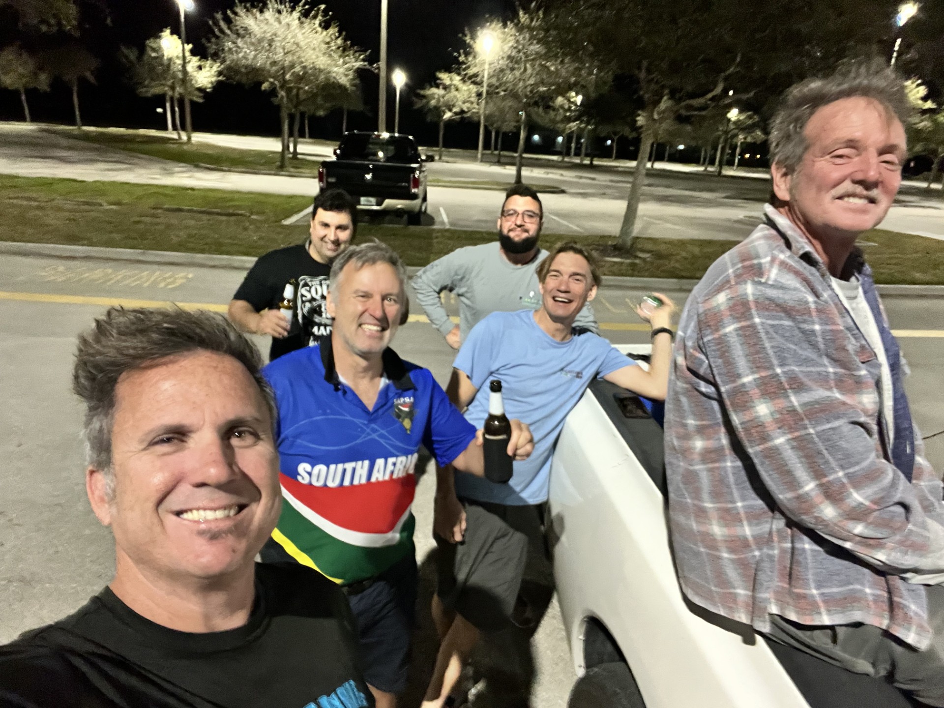 Richard Taylor and the original crew